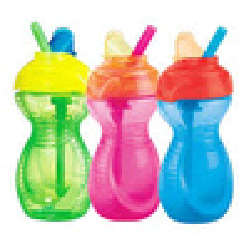Promo Munchkin Click Lock Flip Straw Cup Botol Air BPA Free Anti Tumpah