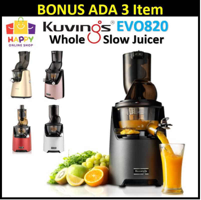 Promo KUVINGS EVO 820 Whole Slow Juicer Champagne Gold Diskon 7 di