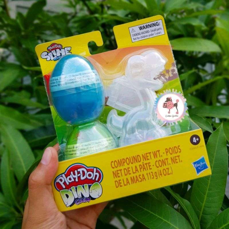 Jual Play Doh Slime Dino Crew Eggs and Dinosaur Bones Brontosaurus di
