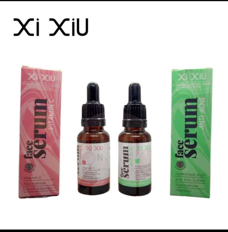 Jual XIU XIU Face Serum Vitamin C & Anti Acne Xixiu Serum Wajah di