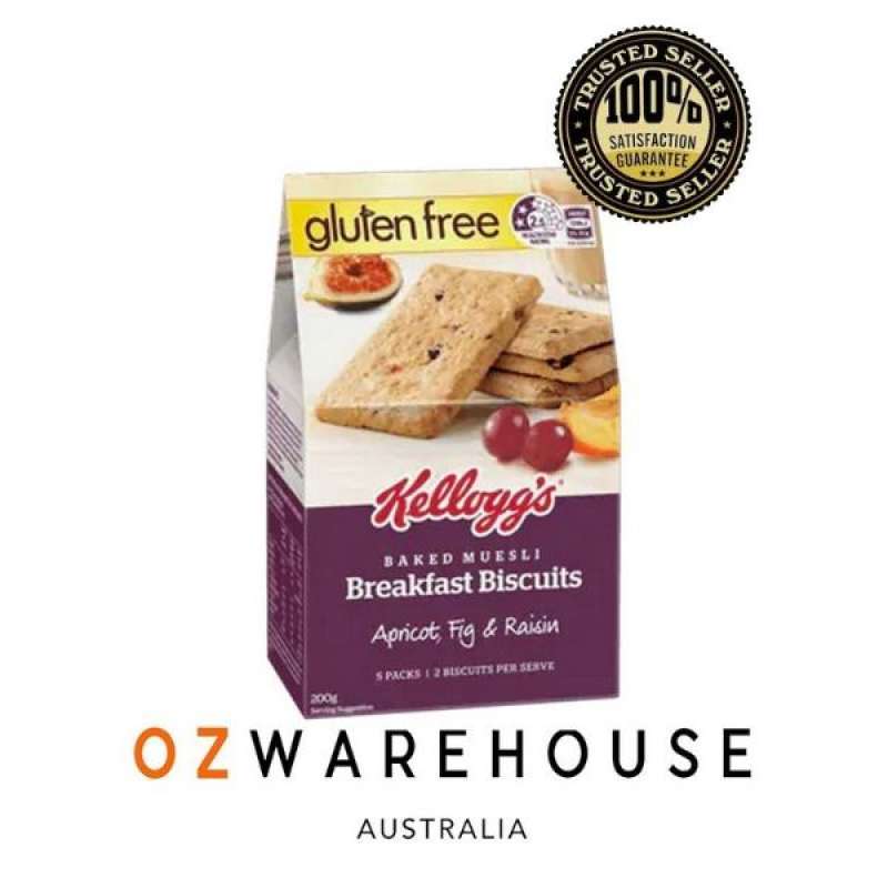 Jual Kellogg's Gluten Free Baked Muesli Apricot Fig And Raisin di