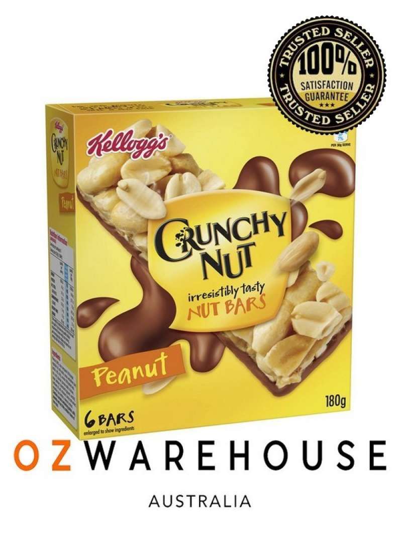 Jual Kellogg's Peanut Crunchy Nut Bars 6 pack di Seller Ozwarehouse