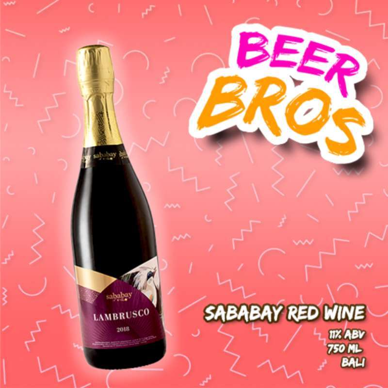 Jual Sababay Lambrusco Sweet Sparkling Red Wine 750ml Di Seller Beer
