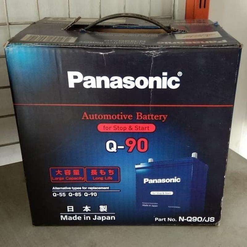 Promo Panasonic Aki Mobil Q90 - Q85 For Mazda Iss Made In Japan Diskon