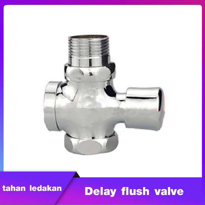 thumbnail: Cikonielf Urinoir Spoelklep Handmatig - Verchroomd Zinklegering, DN15/20MM, Vertragende Uitschakeling