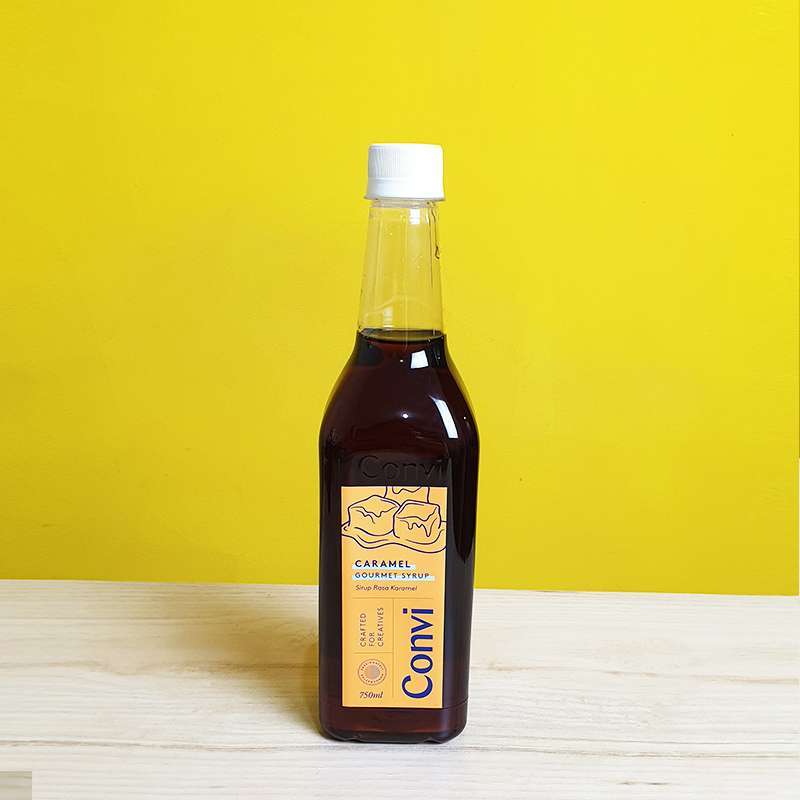 Jual Sirup Caramel Convi Gourmet Syrup Premium Caramel 750ml Sirup Karamel di Seller Runan Store