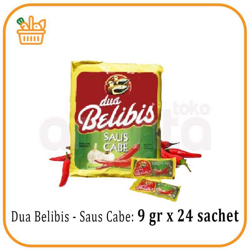 Jual Dua Belibis - Saus Cabe (9gr) - (24 sachet) di Seller Toko Ananta ...
