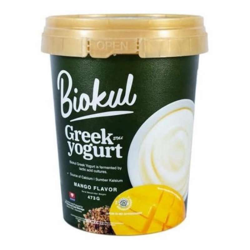 Jual Biokul yogurt greek mango 473gr di Seller Farmers Market