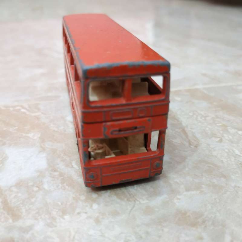 Bus Miniature Matchbox - The Londoner At Harrods - Modèle K15 De 1972 - Longueur 12 Cm - Occasion (sans Boîte)