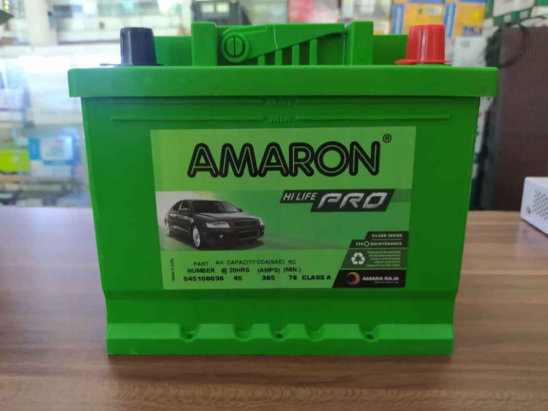 Jual AKI MOBIL FORD FOCUS AMARON HILIFE DIN 45 12V 45AH di Seller Toko