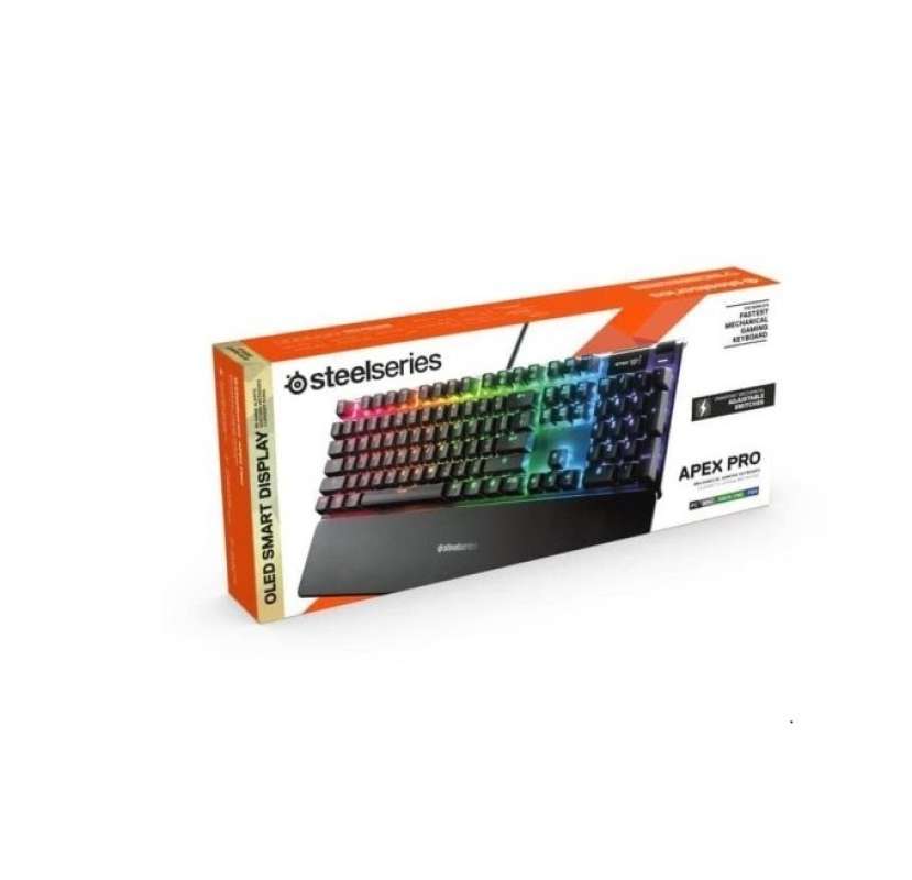 Jual Steelseries Apex Pro Full Size Mechanical Gaming Keyboard OLED