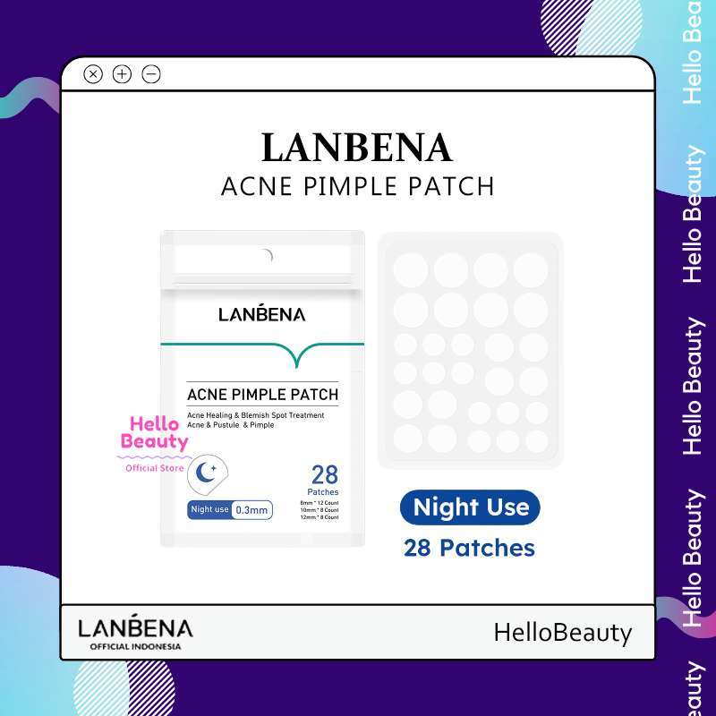 Jual LANBENA Acne Pimple Patch Night (28 Sticker) di Seller Hello
