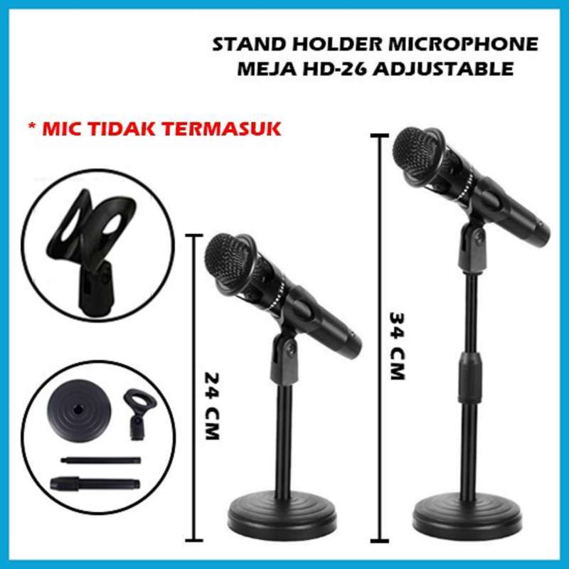 Jual Stand Karaoke Microphone / Podcast Stand / Recording Stand Mic