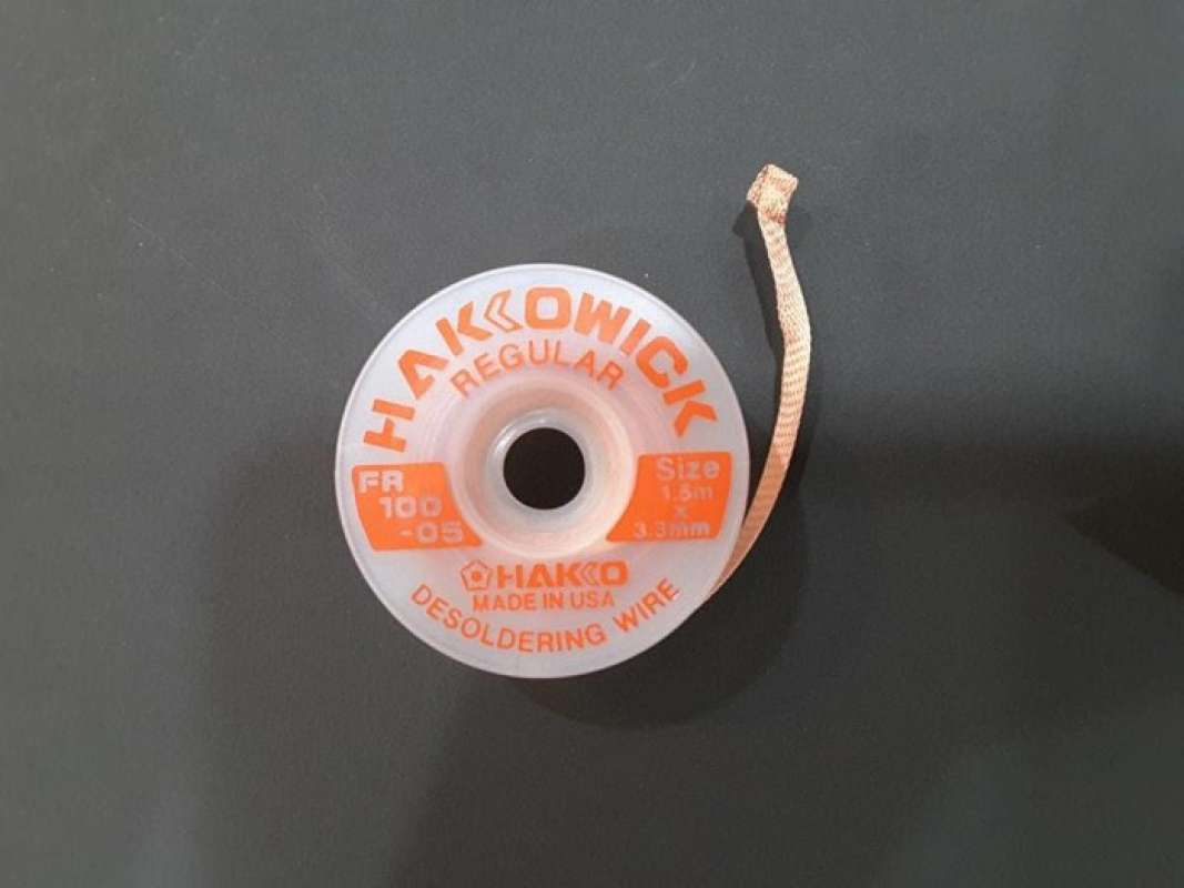 Promo SOLDER WICK HAKKO HFR 10005 SIZE 1.5M X 3.3MM RED ORIGINAL