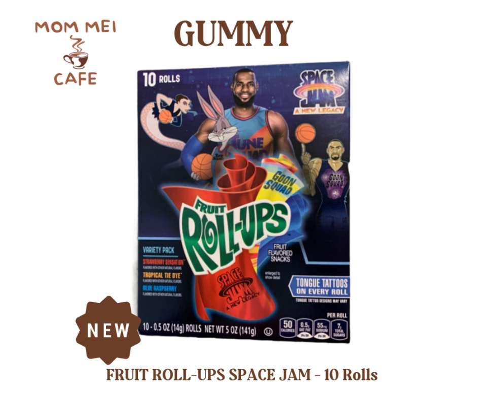 Jual Permen Gummy Jelly Candy FRUIT ROLL UPS SPACE JAM di Seller Mom Mei Cafe Kab. Bandung