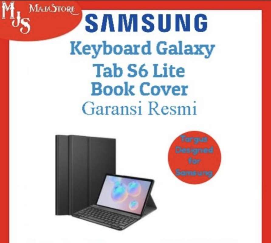 Jual SAMSUNG Galaxy Keyboard Tab S6 Lite Book Cover Resmi Hitam