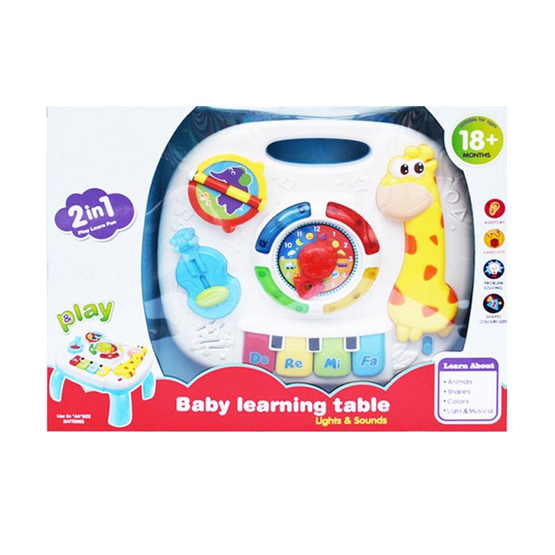 Mainananakbaby Baby Learning Table 1089 2 In 1 Musical Learning Table