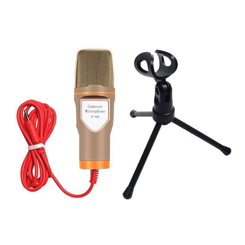 Jual Microphone SF666 Condenser Mic Tripod di Seller