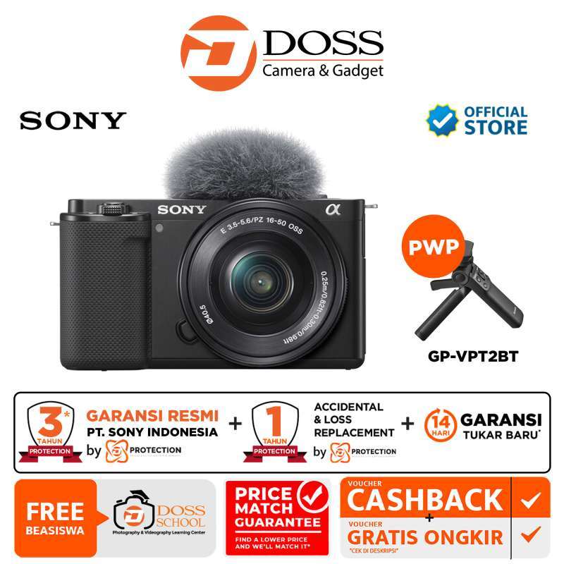 Jual Sony ZV E10 Sony ZVE10 Mirrorless Camera Kit 1650mm PWP ECM