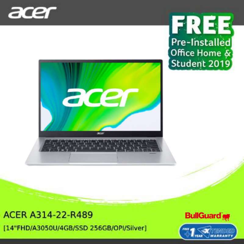 Jual Acer Aspire 3 Slim A314-22-R489 [14FHD/A3050U/4GB/SSD 256GB] di ...