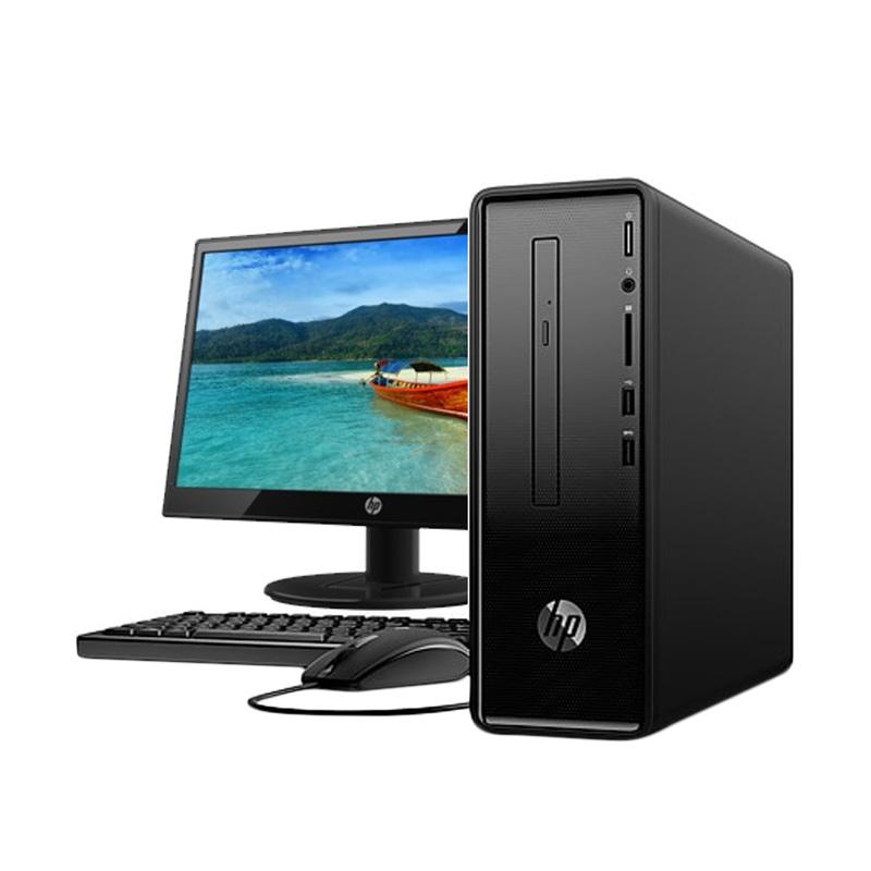 Jual HP PC Slimline 290-P0031L Desktop PC - Black [Core i3