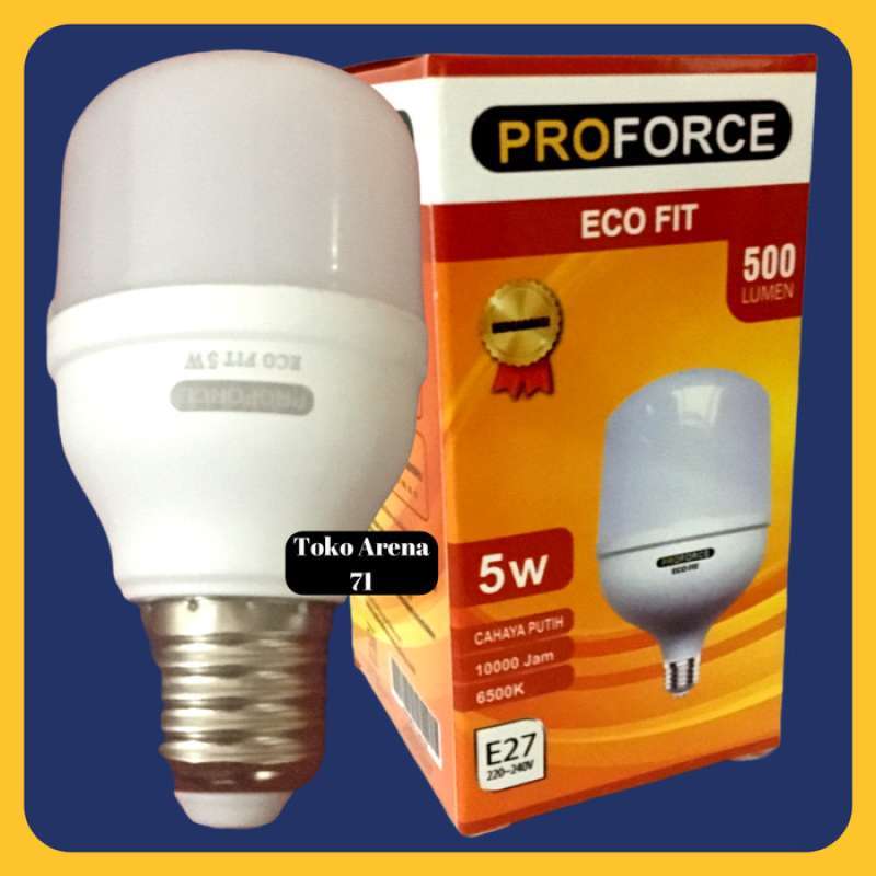 Jual Proforce Eco Fit Lampu Led 5w 5 Watt Sni Resmi Hemat Energi Cahaya ...