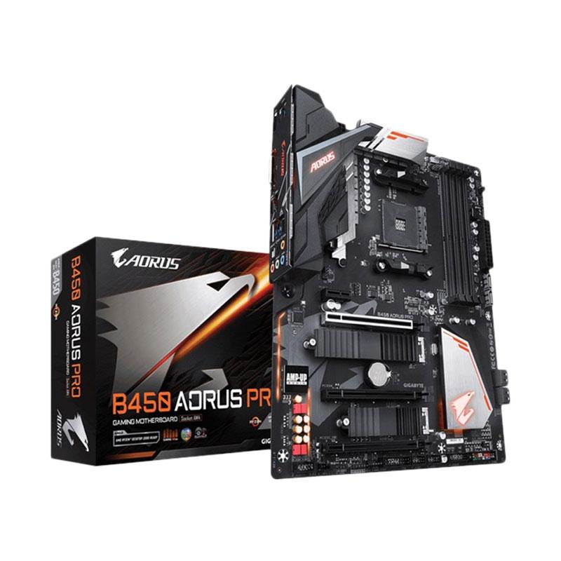 Jual Gigabyte B450 Aorus Pro Gaming Motherboard with Hybrid Digital PWM