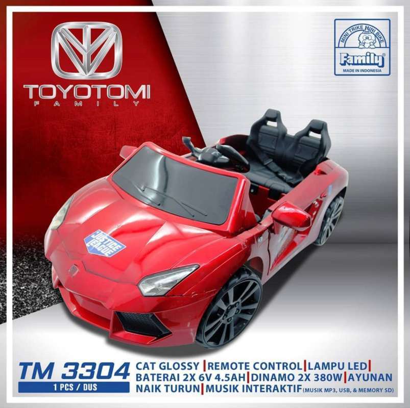 Jual Mobil Aki Maianan Anak Remote Control Toyotomi TM3304 by Family
