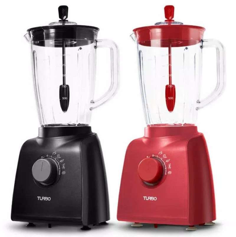 Promo BLENDER TURBO BY PHILIPS HEAVY DUTY 2L JUICER BLACK RED Merah MULTICOLOUR Diskon 9 di
