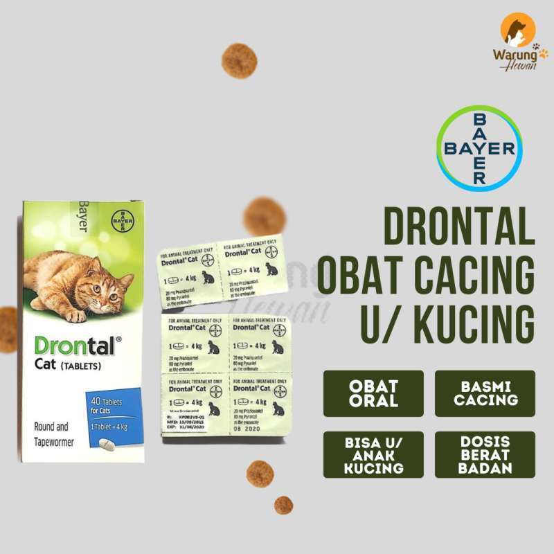 Jual Drontal Cat Obat Tablet Cacing Untuk Kucing Di Seller Warung Hewan