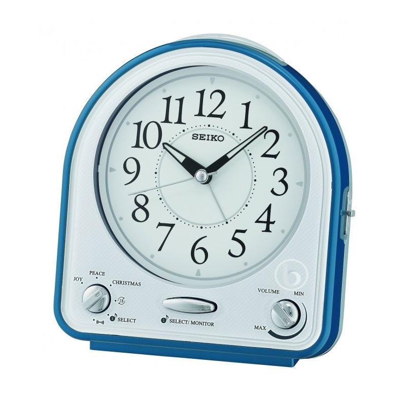 Jual Seiko QHP003 18 Melodies Quiet Sweep Lumibrite Musikal Alarm Clock