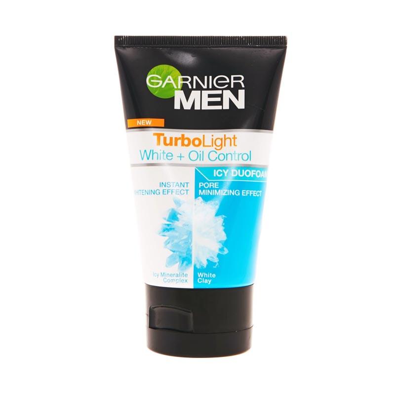 Jual Garnier Men Turbo Light White + Oil Control Facial Wash [100 mL