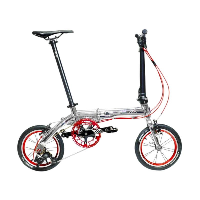 Jual FLOCK OTD 14 Folding Bike Sepeda Lipat [3 Speed