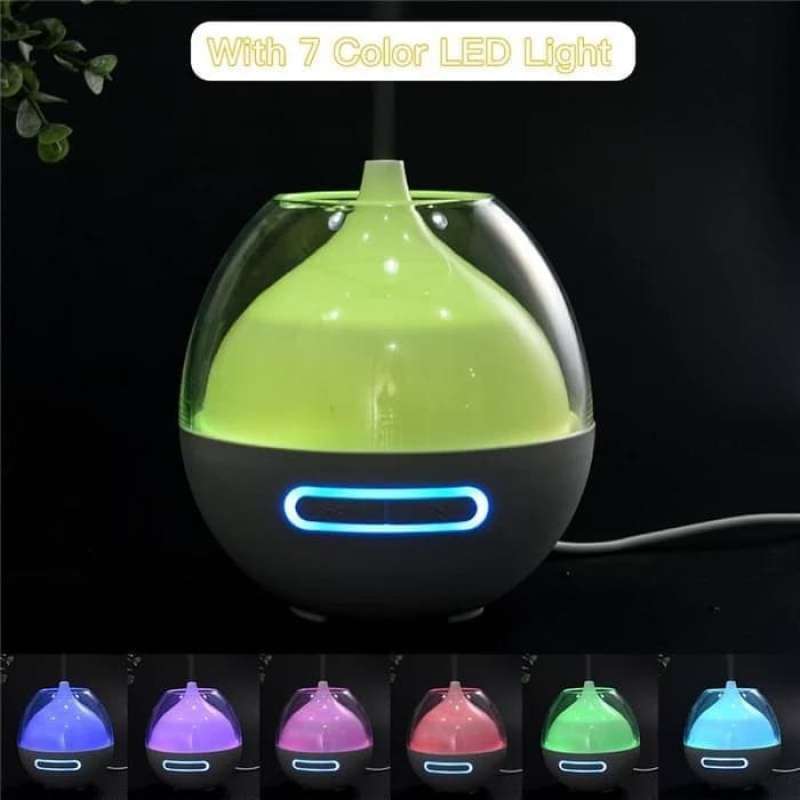 Jual Diffuser Aroma Terapi Ultrasonic Humidifier Pelembab Ruangan Lampu