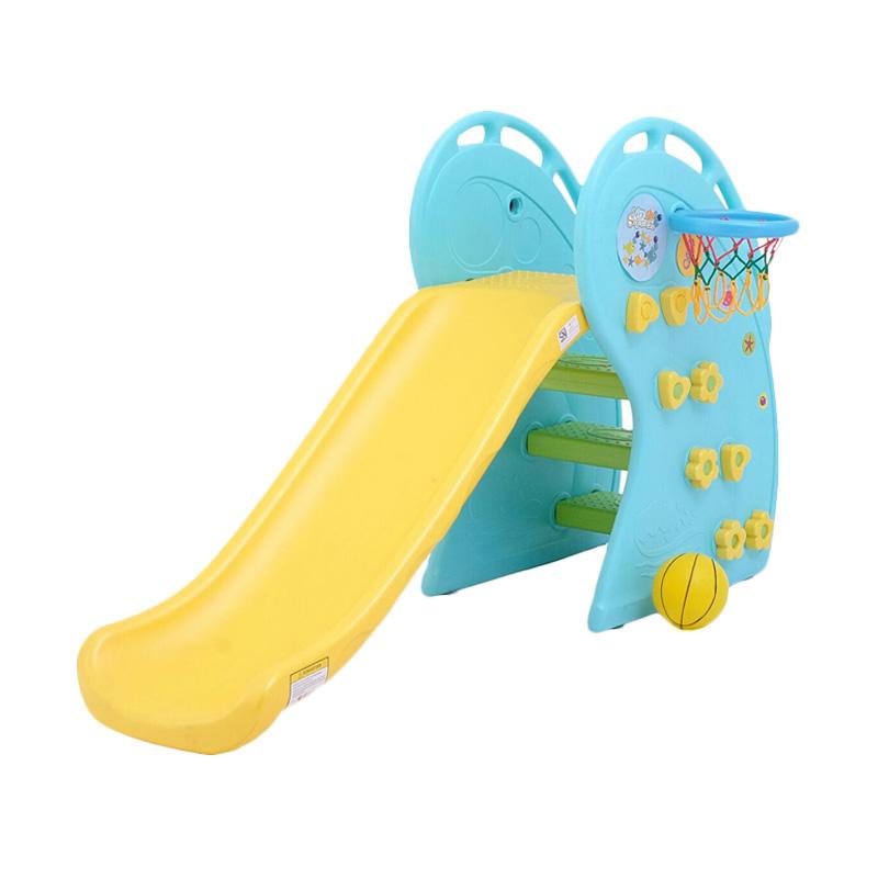 Jual Labeille Whale Slide Perosotan Mainan Anak - Blue Terbaru Juli