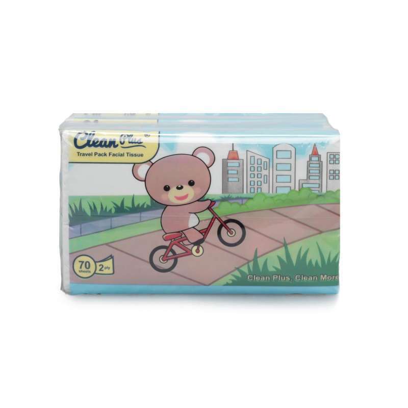 Promo Clean Plus Travelpack 70 Sheet X 4 Pack Diskon 18% Di Seller ...