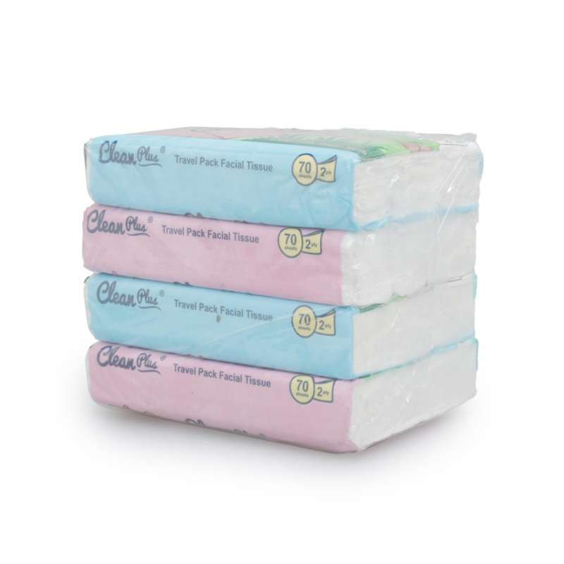 Promo Clean Plus Travelpack 70 Sheet X 4 Pack Diskon 18% Di Seller ...