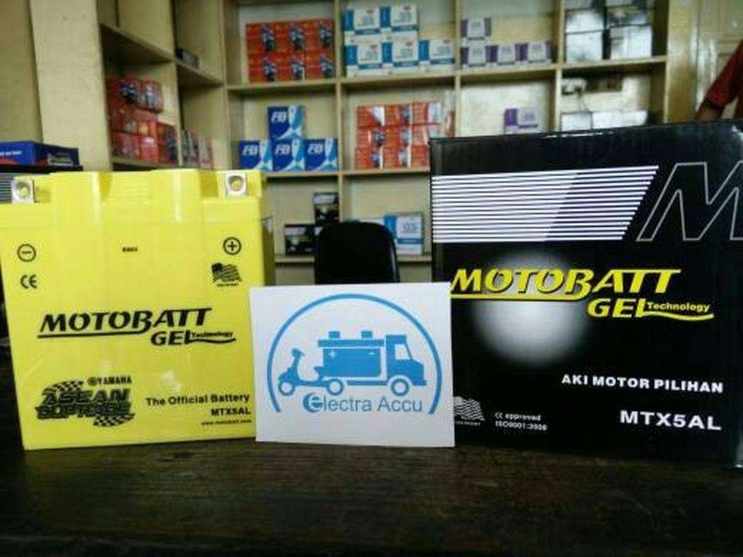 Jual Aki Motor Suzuki Smash Motobatt Mtx5Al Aki Gel di Seller Electra