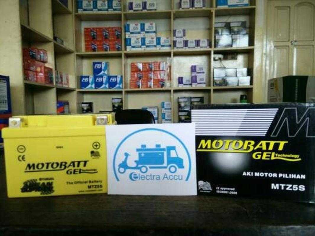 Jual Aki Motor Honda Supra X125 Motobatt Mtz5S Aki Kering di Seller