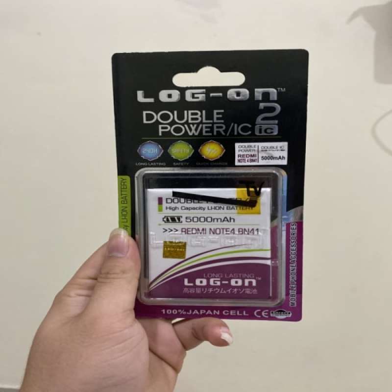 Promo Jual Battery Batterai Log-On Double Power IC For