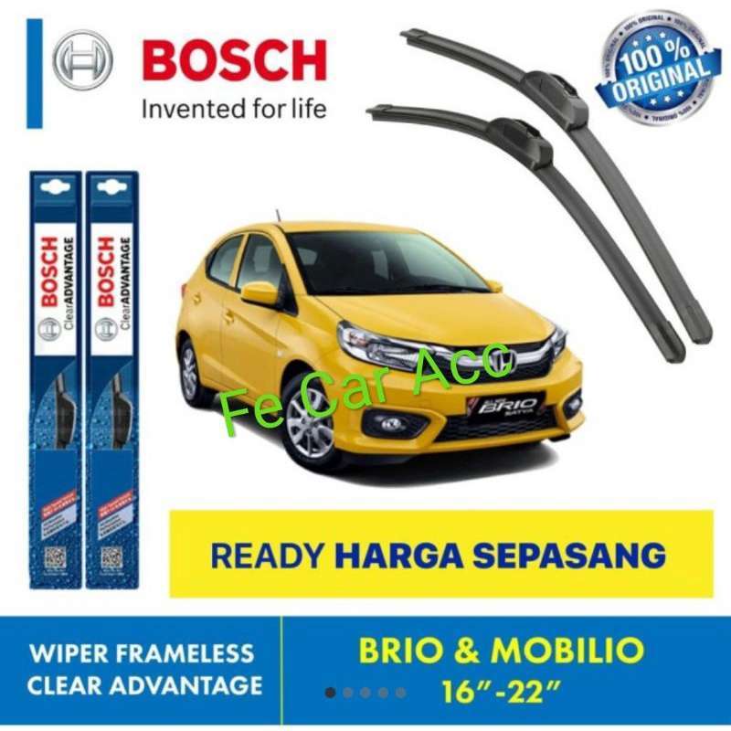 Promo WIPER HONDA BRIO WIPER BOSCH CLEAR ADVANTAGE HONDA BRIO Diskon 37