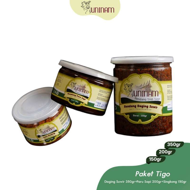 Jual Uninam Paket Rendang Tigo / Paket Rendang Uninam di Seller Rendang ...