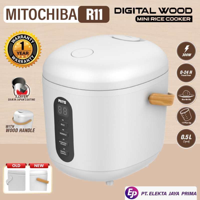 Jual Ejp Mito Digital Wood Mini Rice Cooker Multifungsi R11 Mitochiba