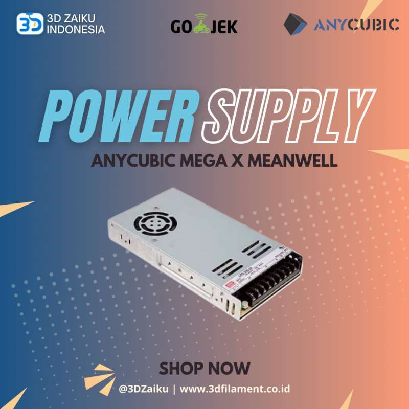 Jual Original Anycubic Mega X MeanWell Power Supply Replacement di