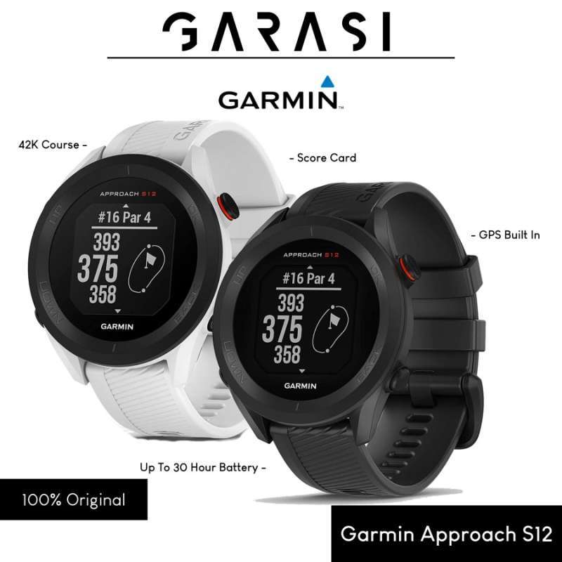 Promo Garmin Approach S12 GPS Golf Watch Original Putih Diskon 28 di