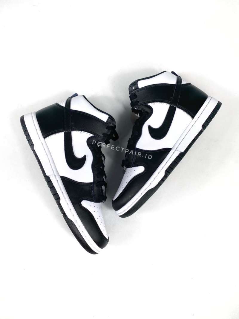 Jual Nike Dunk Black White High 100 Original BNIB 9 Black White di
