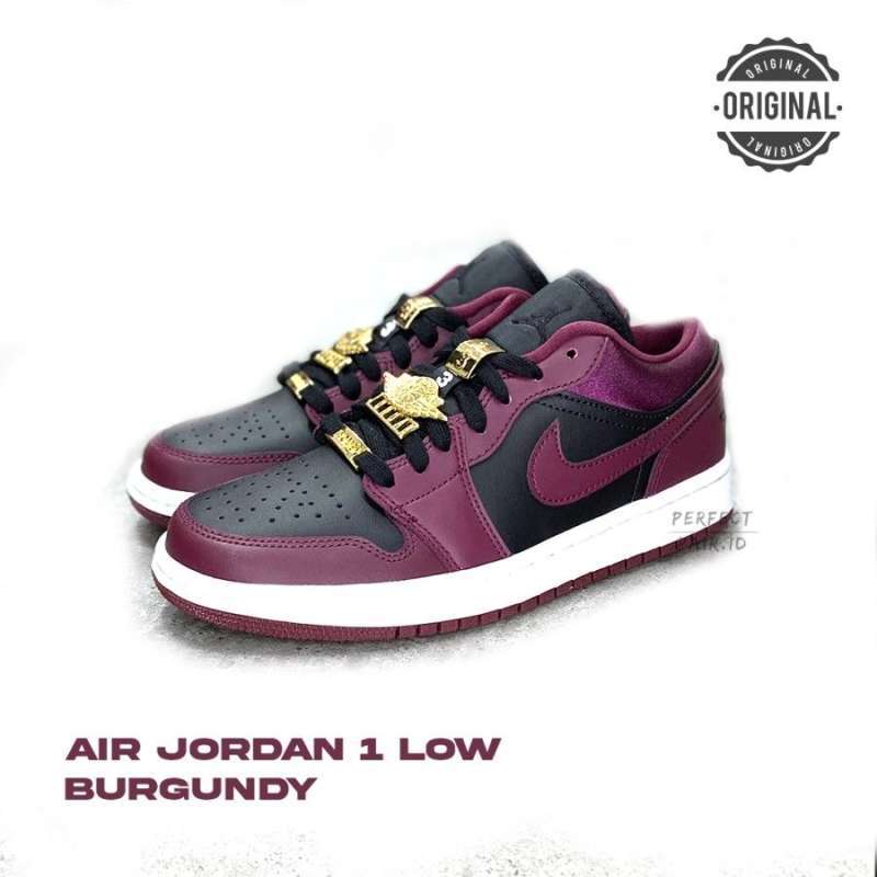 jordan 1 low burgundy