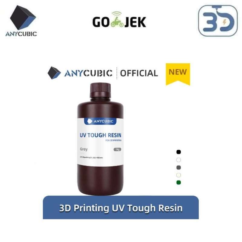 Jual Anycubic Resin Flexible Tough High Rigid Resin 3D Printer 1 Liter ...