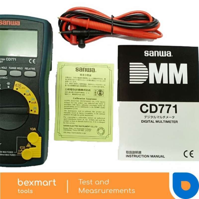 Jual Digital Multimeter Multitester SANWA CD771 / CD 771 di Seller