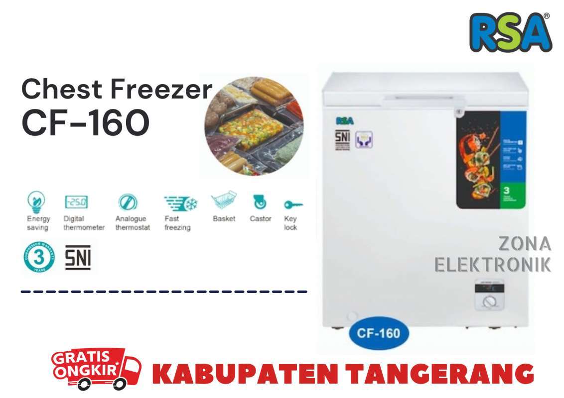 Jual GEA / GETRA / RSA CF160 Chest Freezer RSA di Seller Zona